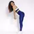 Legging Clássica + Top Kim Bicolor Compressão Night Blue e Off-White na internet