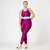 Legging Duo + Top Tainá Bicolor Compressão Uva e Azul Capri