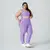 Conjunto Legging Bolso + Top Bianca Compressão Plus Lavanda