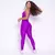 Legging Clássica + Top Americano Compressão Púrpura na internet