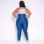 Legging Recorte + Top Kelly Bicolor Compressão Azul Cobalto e Off-White - comprar online