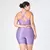 Short Meia-Coxa + Top Laís Compressão Violeta Candy - comprar online