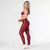 Legging Duo + Top Rafa Bicolor Compressão Vinho e Roxo Claro - loja online
