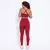 Legging Clássica + Top Carol Suplex Poliamida Cereja - comprar online