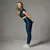 Legging Clássica + Top Gisele Compressão Azul Marinho - comprar online