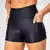 Short Bolso + Top Anita Bicolor Compressão Preto e Pink - Liss Fitness