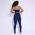 Legging Clássica + Top Sol Jacquard Chevry Night Blue - comprar online