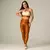 Legging Clássica + Top Ranny Bicolor Compressão Terracota e Amarelo Candy - comprar online