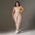 Legging Clássica + Top Nayara Bicolor Compressão Areia e Off-White