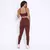 Legging Clássica + Top Luiza Suplex Poliamida Café - comprar online