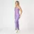 Legging Clássica + Top Bia Compressão Violeta Candy