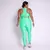 Legging Clássica + Top Anne Compressão Verde Tropical na internet