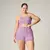 Short Elástico + Top Dri Suplex Poliamida Lavanda