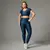 Legging Clássica + Top Gisele Compressão Azul Marinho