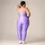 Legging Clássica + Top Carla Compressão Lavanda - comprar online