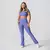 Legging Flare + Top Gisele Suplex Light Íris