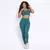 Legging Clássica + Top Carol Suplex Poliamida Turquesa