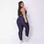 Legging Clássica + Top Valquíria Compressão Azul Brim na internet