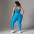 Legging Clássica + Top Cíntia Compressão Azul Céu - comprar online