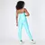 Legging Clássica + Top Dri Compressão Ciano Candy - comprar online