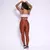Legging Core + Top Juliana Bicolor Compressão Capuccino e Off-White na internet