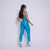 Legging Empina + Top Luara Compressão Azul Capri na internet