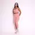 Legging Clássica + Top Sol Suplex Poliamida Rosé - comprar online