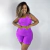 Short Meia-Coxa + Top Laís Compressão Purpura