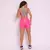 Short Bolso Meia-Lua + Top Anita Compressão Flamingo - comprar online