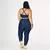 Legging Clássica + Top Clara Compressão Azul Marinho - comprar online