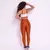 Legging Core + Top Juliana Bicolor Compressão Terracota e Off-White na internet