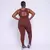 Legging Clássica + Top Liss Suplex Poliamida Chocolate - comprar online