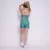 Short Recorte + Top Lia Jacquard Ondinha Verde Mar na internet