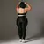 Legging Clássica + Top Nayara Bicolor Compressão Preto e Off-White - comprar online