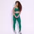 Legging Clássica + Top Sol Suplex Poliamida Turquesa