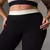 Legging Duo + Top Juliana Bicolor Jacquard Canelado Preto e Off-White - Moda Fitness Feminina no Atacado Direto da Fábrica