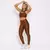 Legging Clássica + Top Andressa Compressão Chocolate - comprar online