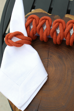 KIT 4 Porta-guardanapos - Cordão NÓ INFINITO - comprar online