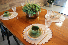 Encanto - Jogo americano impermeável Bordado - Moriá Home & Decor