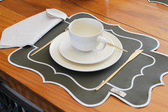 Imperial - Jogo americano impermeável Bordado - Moriá Home & Decor
