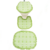 Imagem do Jogo Banheiro Pedrosa Textil Tear Franja Barbante 3pcs