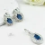 Imagem do Conjunto com zircônias cravejadas oval