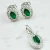 Conjunto com zircônias cravejadas oval - Donna Bella