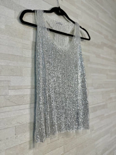Blusa de tule com paetê da Canal // - comprar online