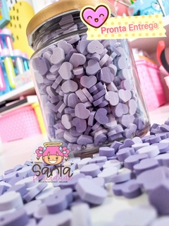 CONFEITO CORAÇÃO LILÁS MIX - comprar online