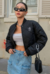 Jaqueta Cropped Bomber