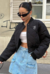 Jaqueta Cropped Bomber - comprar online