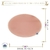 Bandeja Redonda de Vidro Luna Rosa 15cm (1un) na internet