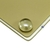Bandeja Quadrada de Vidro Sula Palha 15x15 (1un) - comprar online