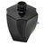 Vidro Elegance 200ml Preto Brilhante sem Tampa Rosca 28/410 (1un) na internet